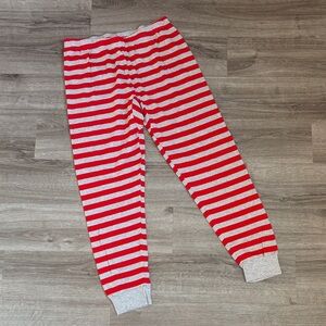 Carter's gray/red striped pajama bottoms